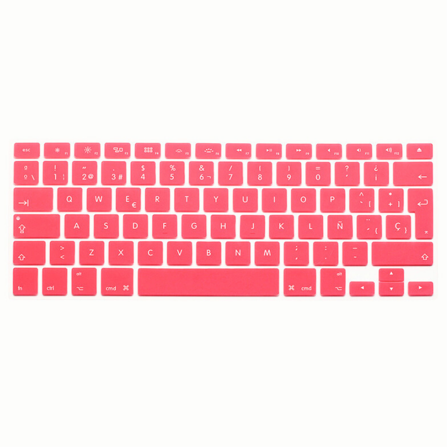 Protector Teclado Macbook Rosado